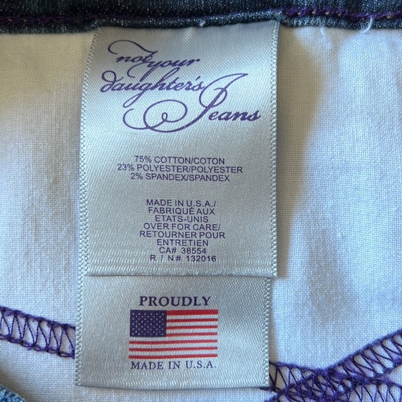 Not Your Daughter’s Jeans 16 lift and tuck cuffed NYDJ - Picture 8 of 10